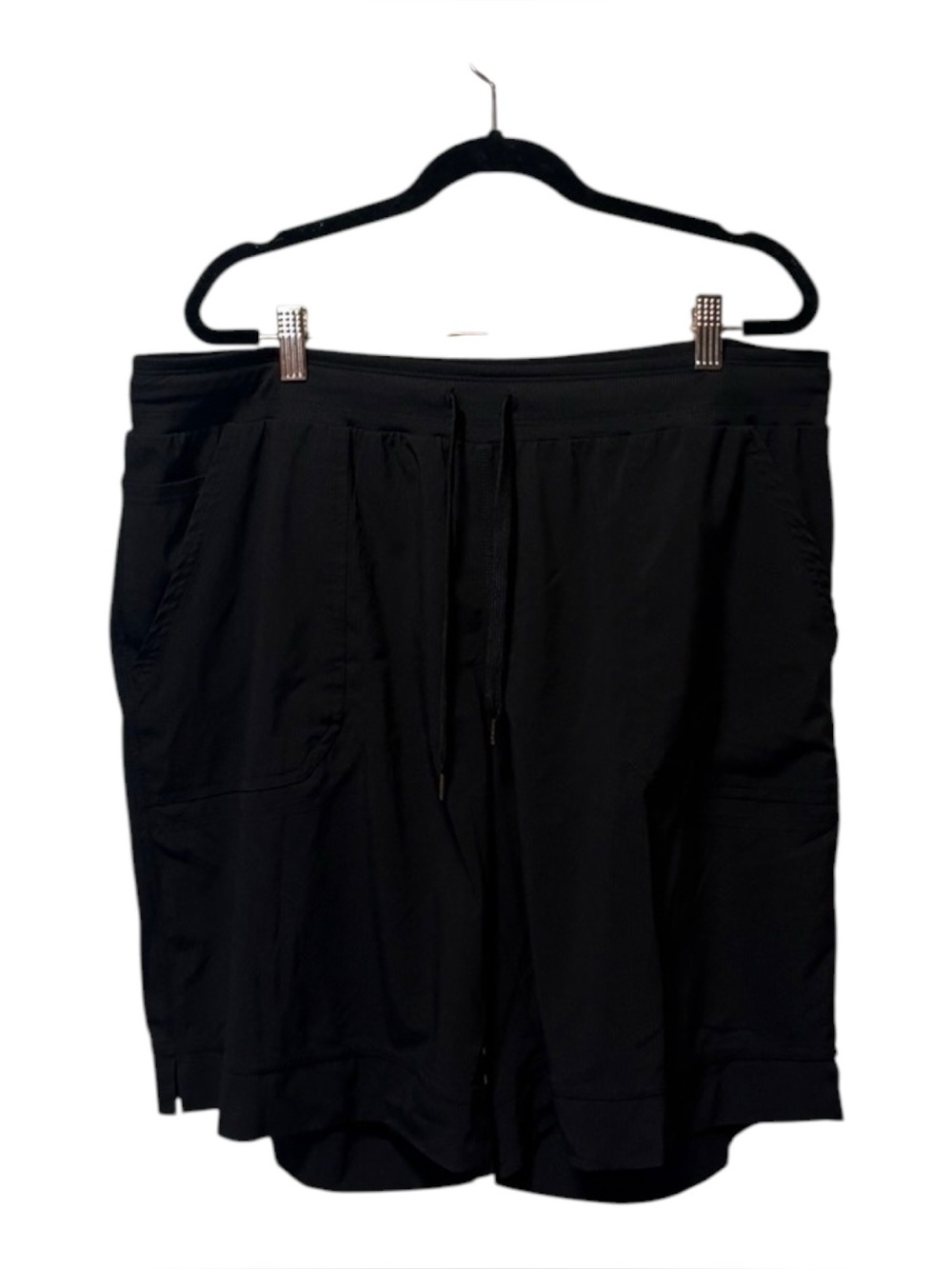 St. John's Bay Black Bermuda Drawstring Women's Shorts